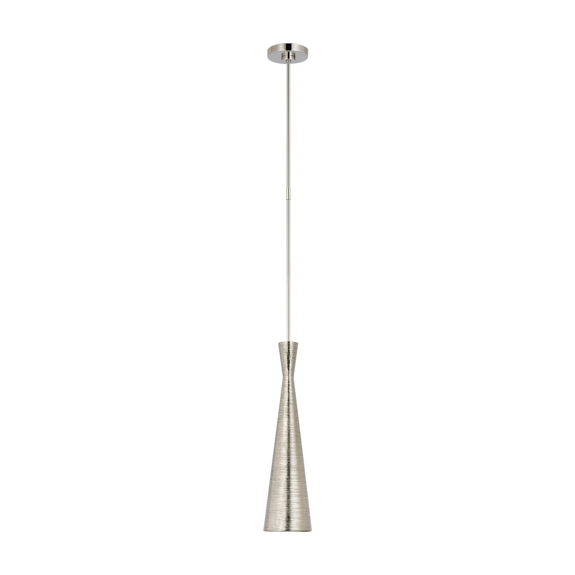 Utopia 20" Polished Nickel Indoor/Outdoor LED Pendant