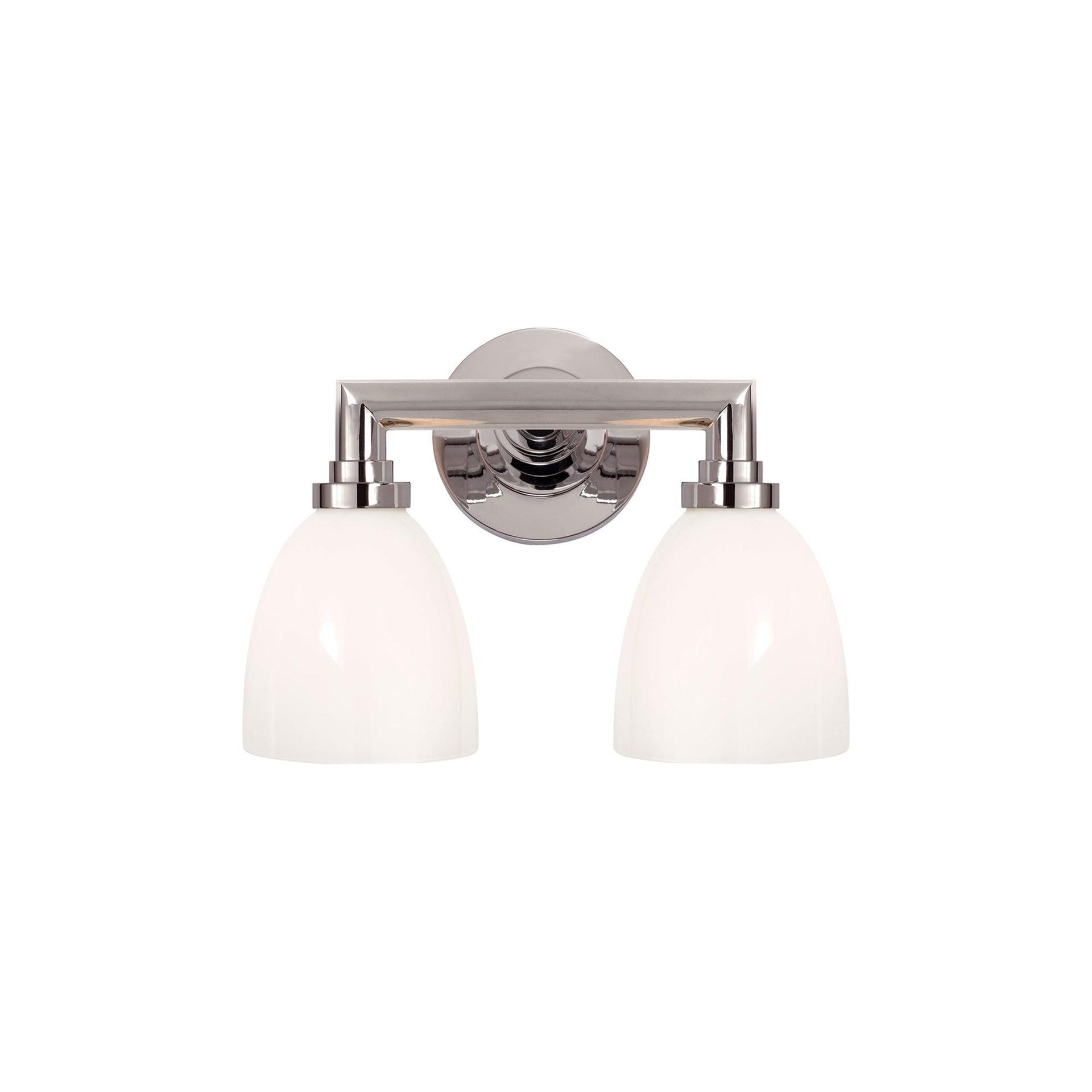 Wilton 10'' Chrome Industrial Vanity Wall Light, Energy Star