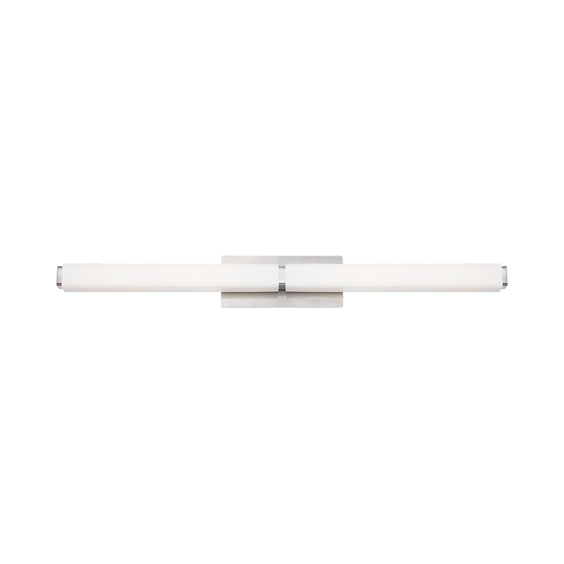 Vogue Brushed Nickel 17" LED Vanity Light with Opal Glass
