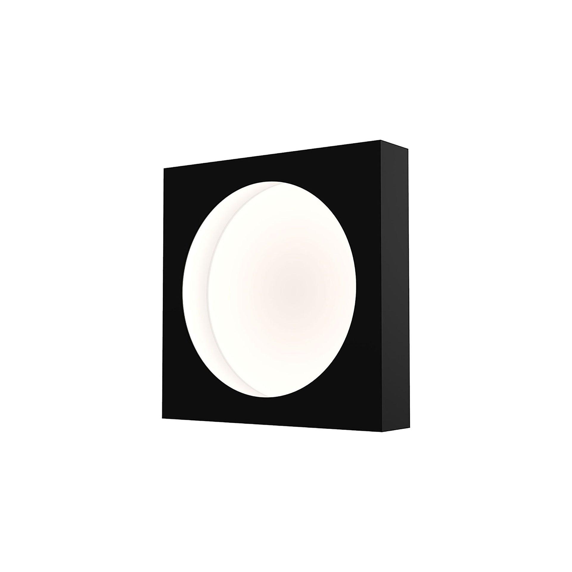 Sleek 10" Satin Black Dimmable LED Wall Sconce