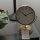 Brass Analog Circular Pedestal Table Clock - Hearth & Hand™ with Magnolia