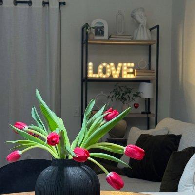 Round Ceramic Vase Black - Threshold™: Watertight Tabletop Decor, 7.25" Bouquet Holder