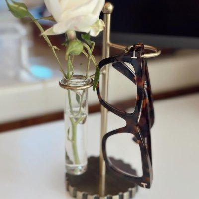 3pc Test Tube Brass Industrial Glass Vase - Hearth & Hand™ with Magnolia