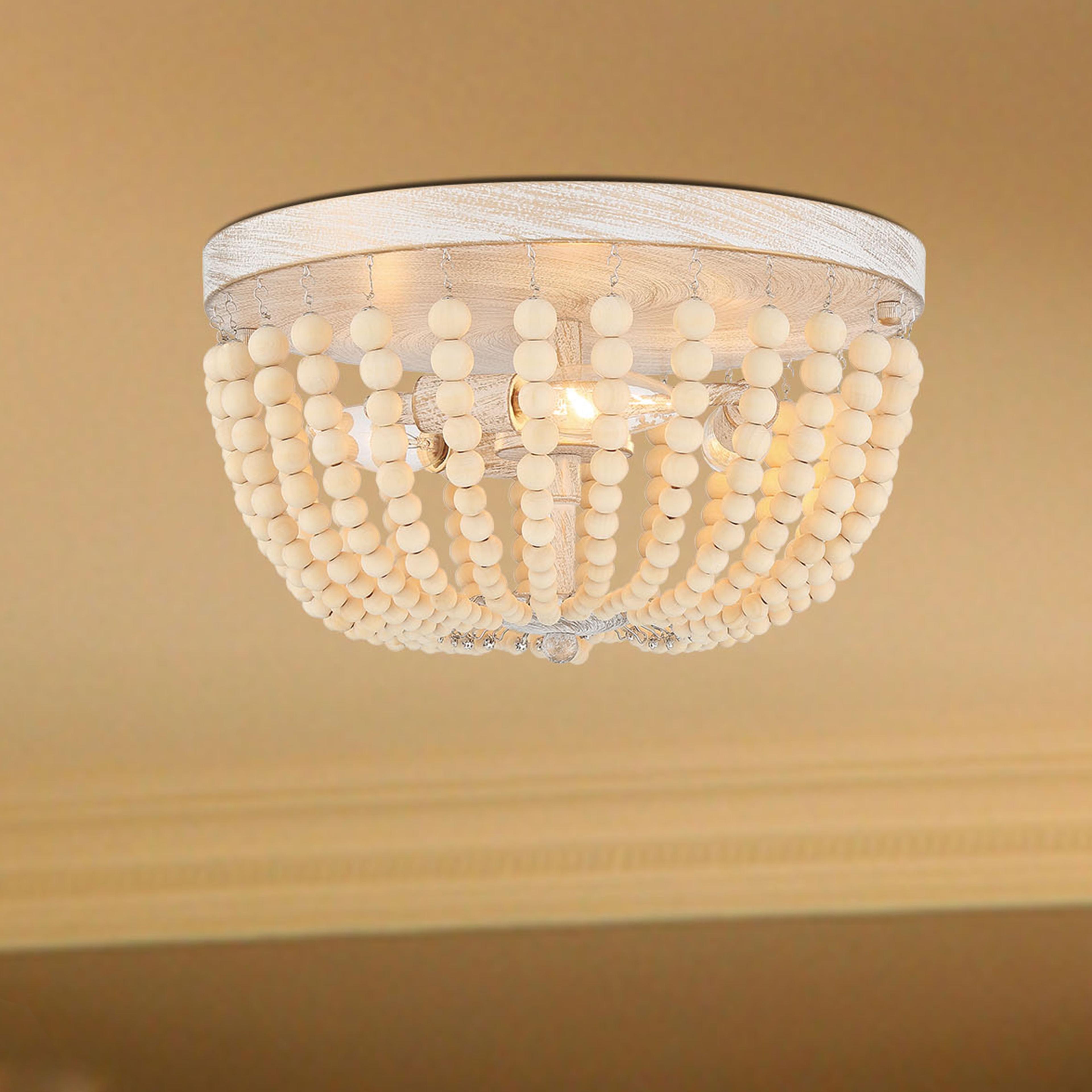 3 - Light 12.6'' Unique/Statement Bowl Flush Mount