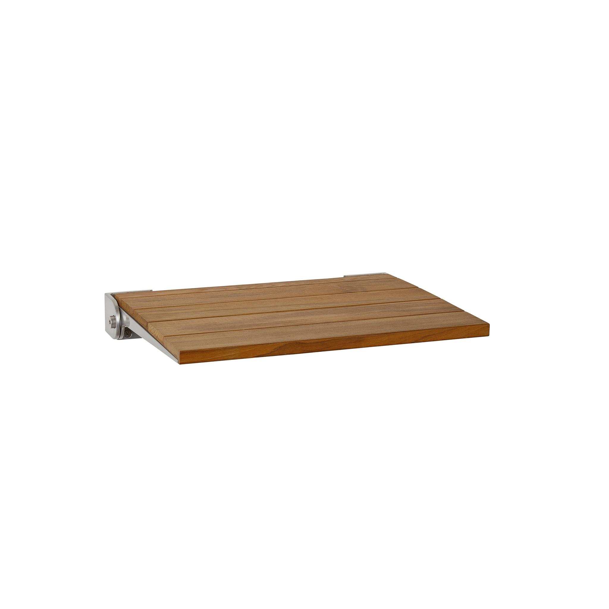 SlimLine Teak Wood Folding Shower Bench Seat