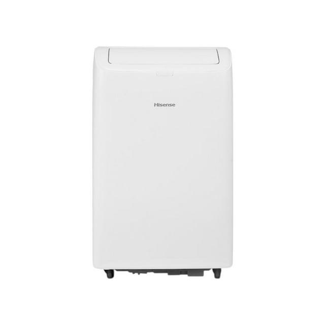 HiSense Hisense 8,000 BTU Smart Portable Air Conditioner with Wi-fi Controls, Dehumidifier and Remote, AC for Apartment, Bedroom, Medium Rooms up to 350 Square Feet in White