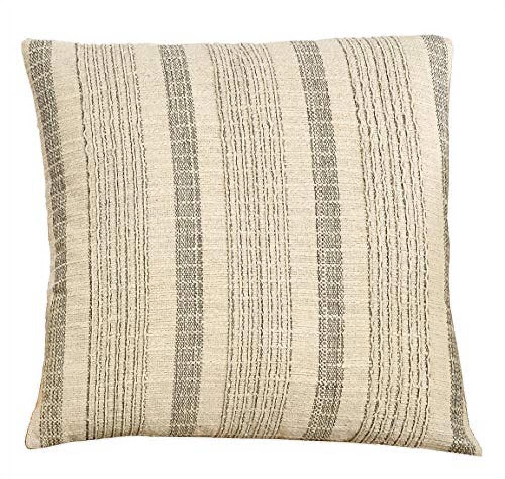 Striped Cotton Pillow Cover