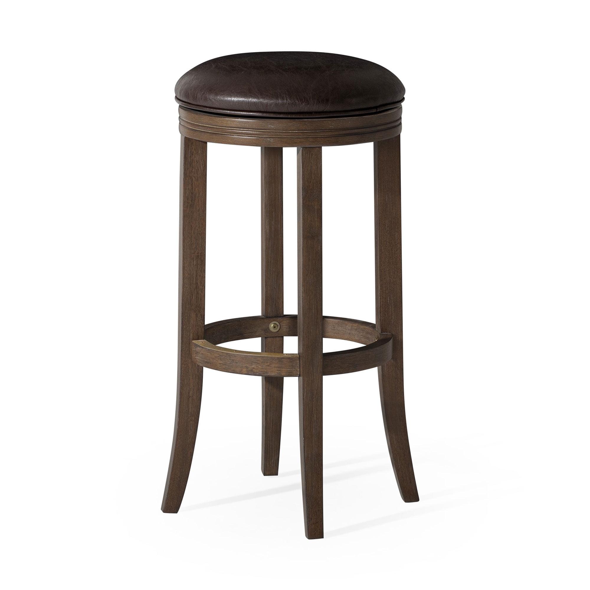 Maven Lane Maven Lane Eva Stool with Vegan Leather Upholstery