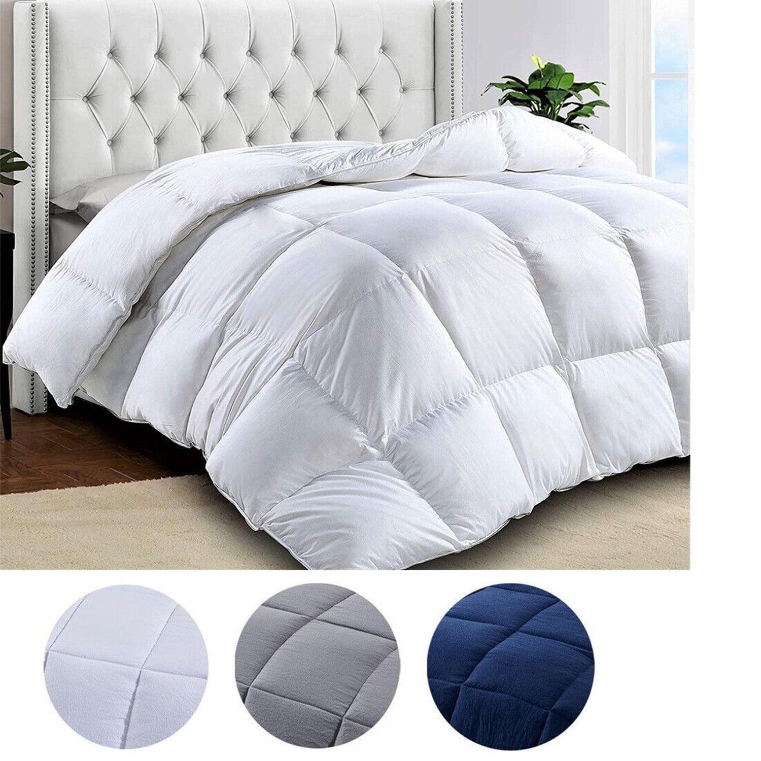 King Size White Microfiber All-Season Duvet Insert