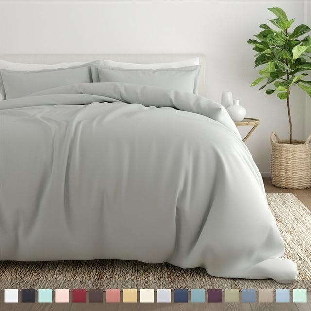 IEnjoy Home Super Soft Double Brushed Duvet Cover Set