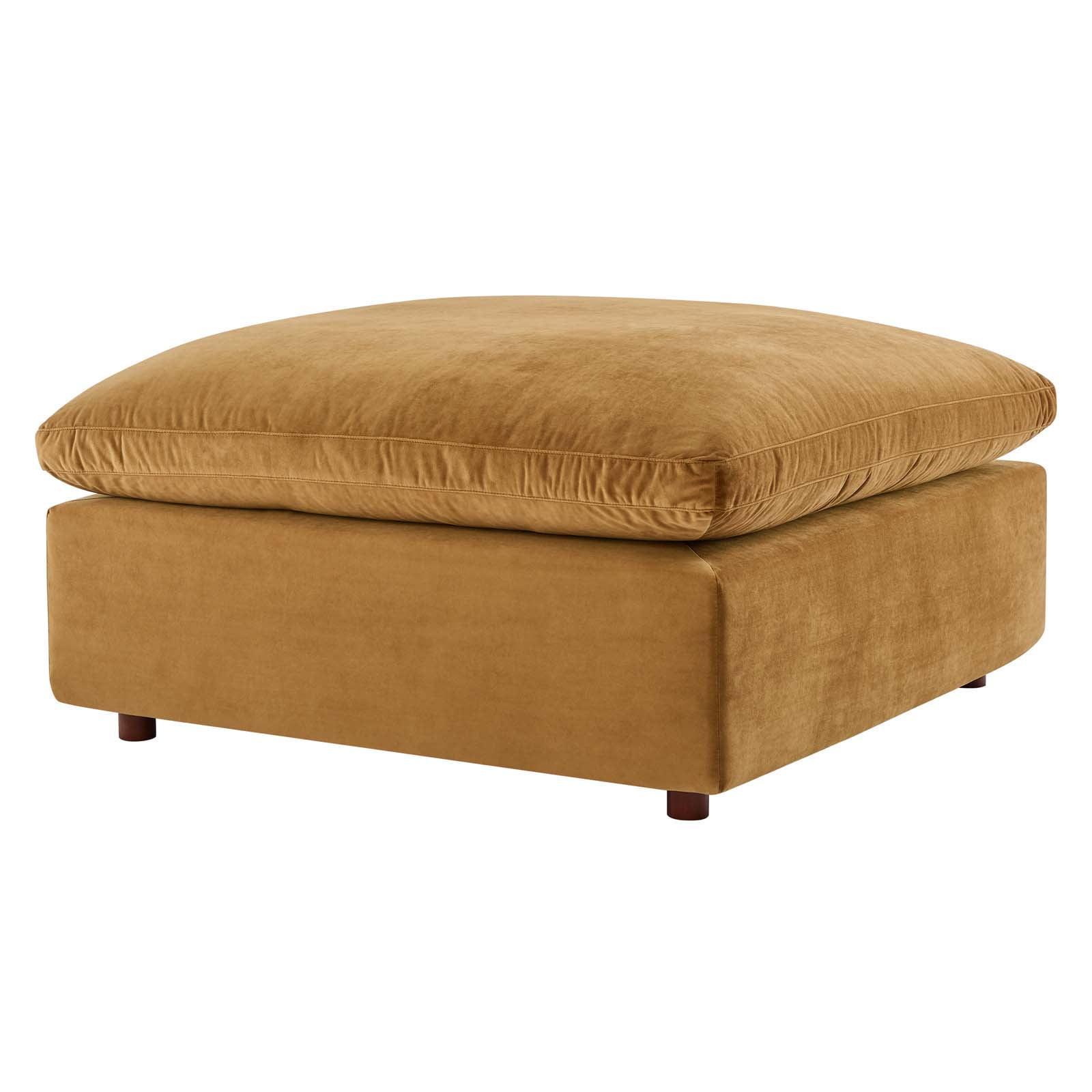 Commix Down Filled Overstuffed Performance Velvet Ottoman by Modway