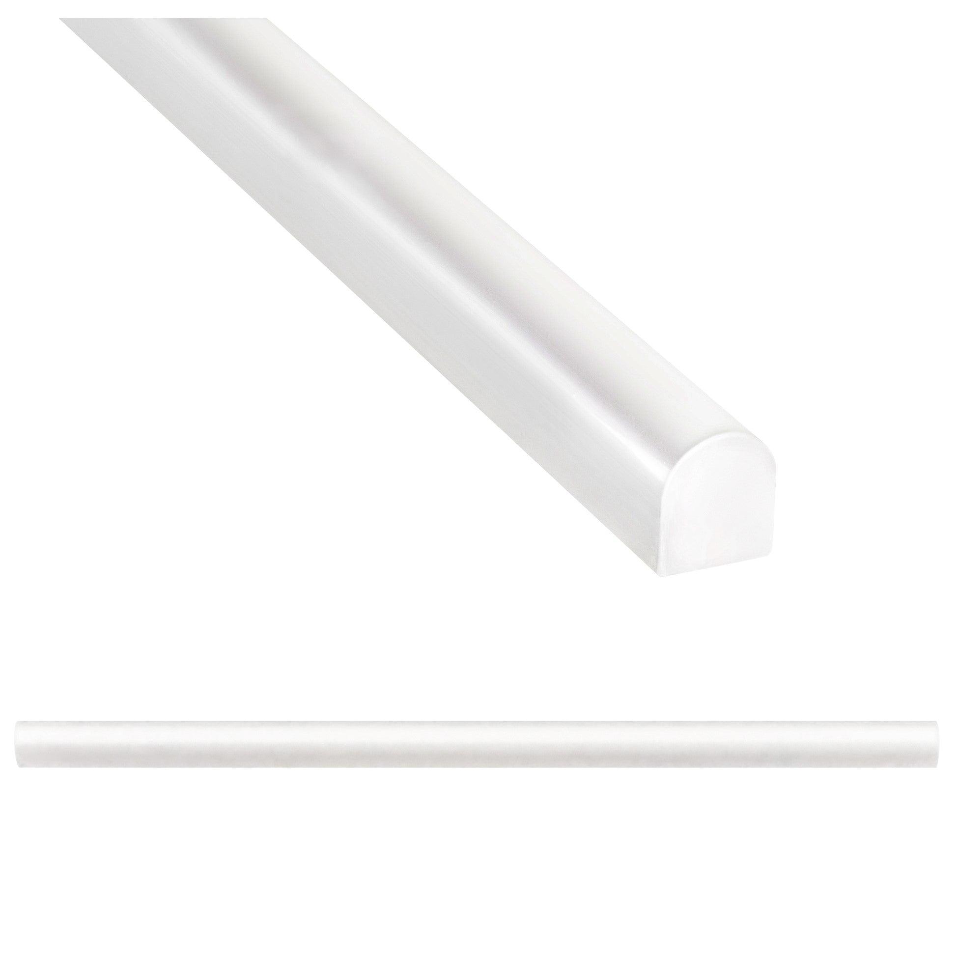 Nichetiles Universal 1/2 in. x 12 in. Glossy Pencil Liner Wall Tile Trim (5 Linear Foot/Case)