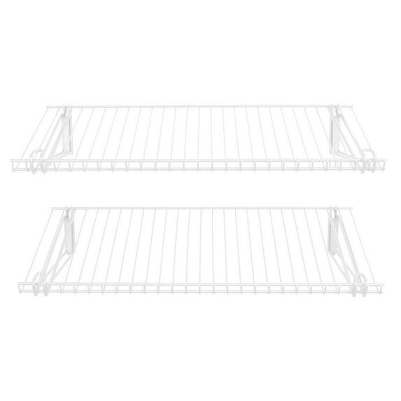 Rubbermaid Rubbermaid FG3H9100WHT Configurations Accessories 26-Inch Shelving Kit, White
