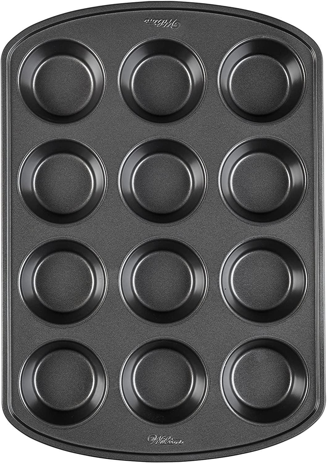 Non-Stick Steel 12-Cup Muffin and Cupcake Pan