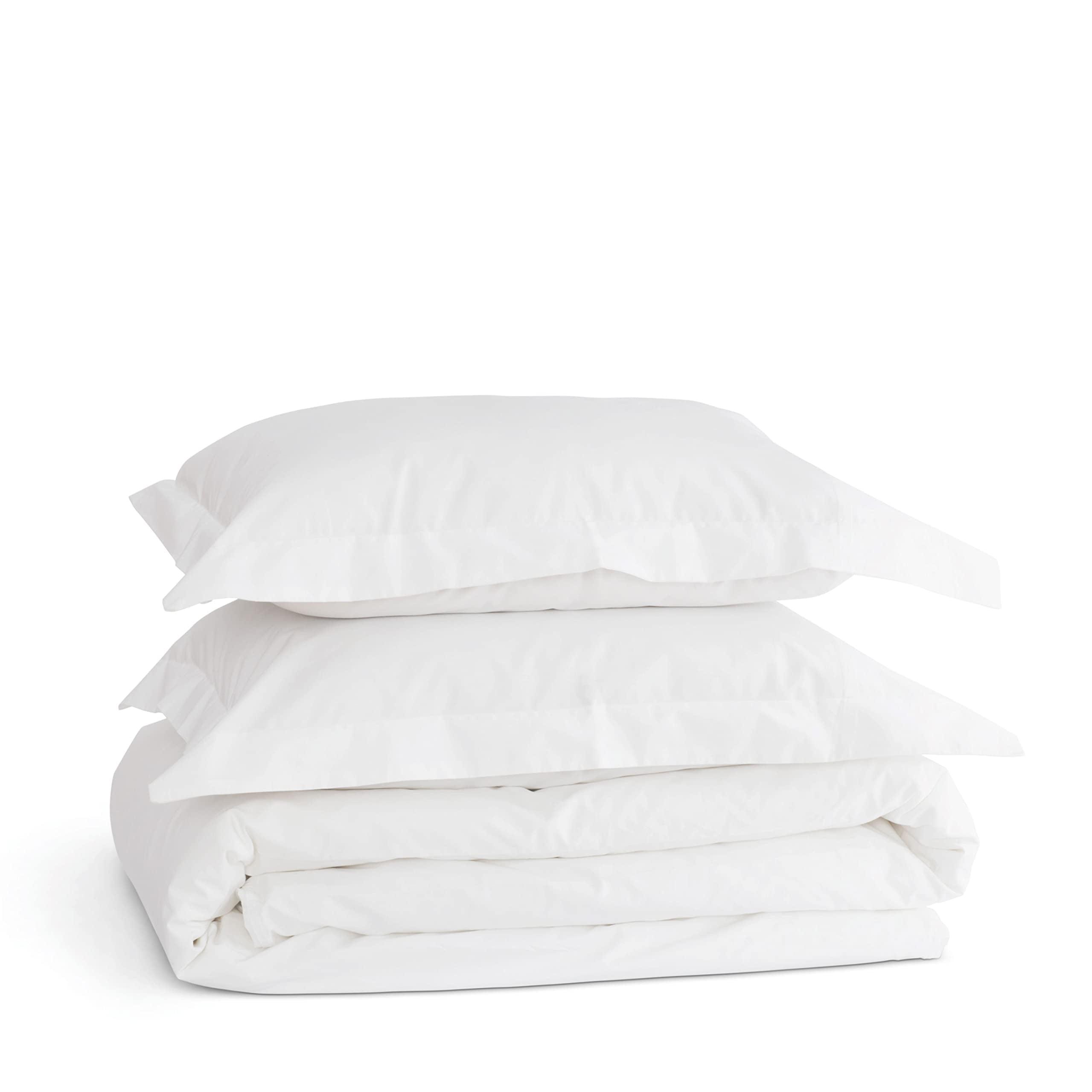 Purity Home 100% Cotton 400TC Ultra-Soft & Silky Duvet Set King White