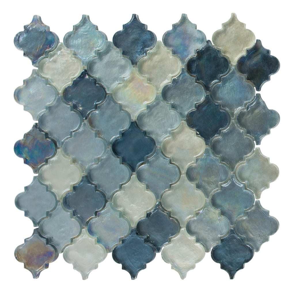 Baylee Arabesque Glass Mosaic Tile for Bathroom and Shower