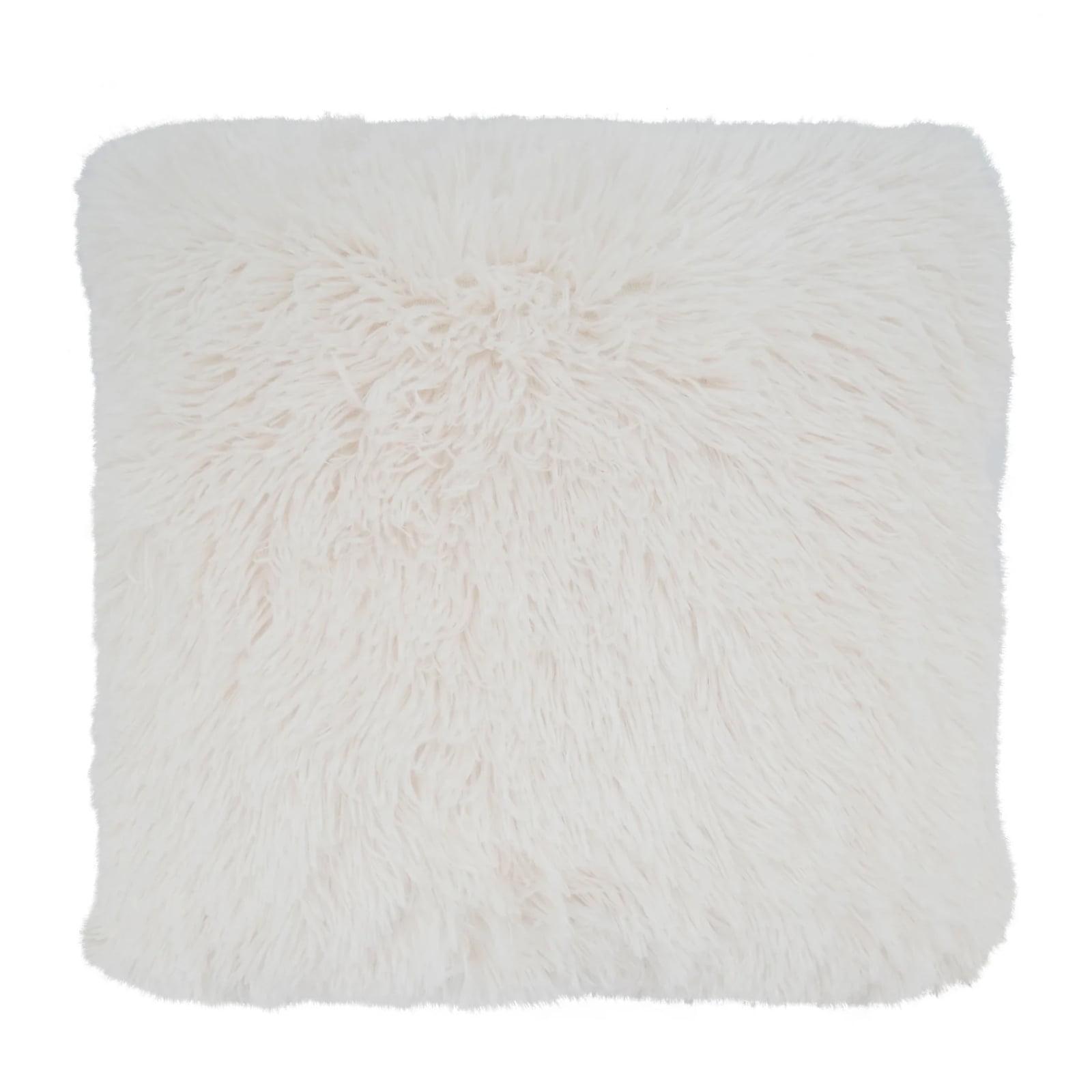 Classic Down-Filled with Faux Fur Design Throw Pillow - Saro Lifestyle