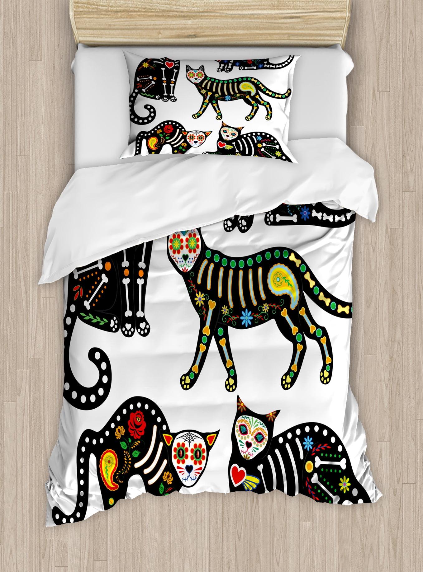 Sugar Skull Modern & Contemporary Duvet Cover