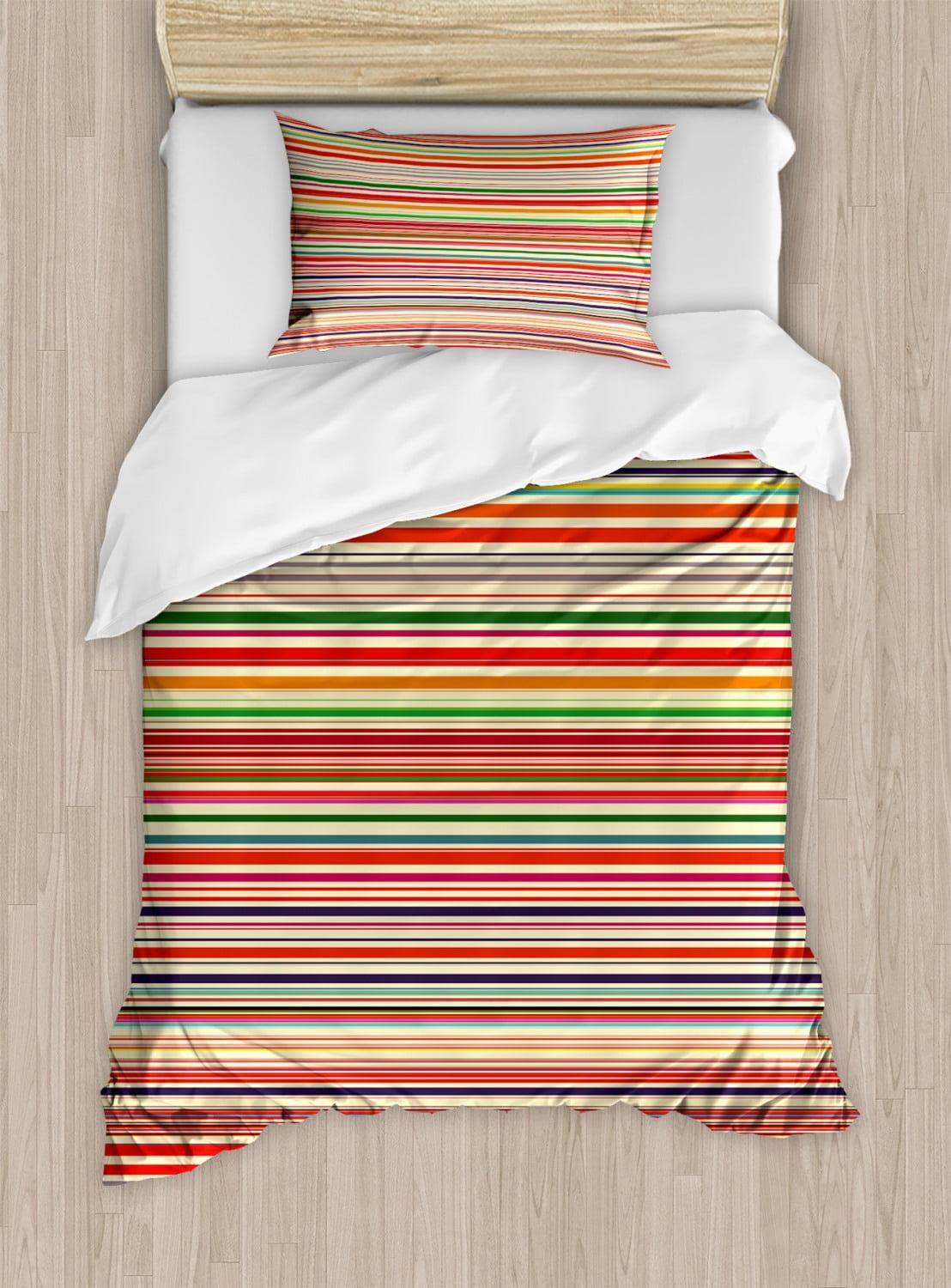 Farmhouse / Country Striped Duvet Cover