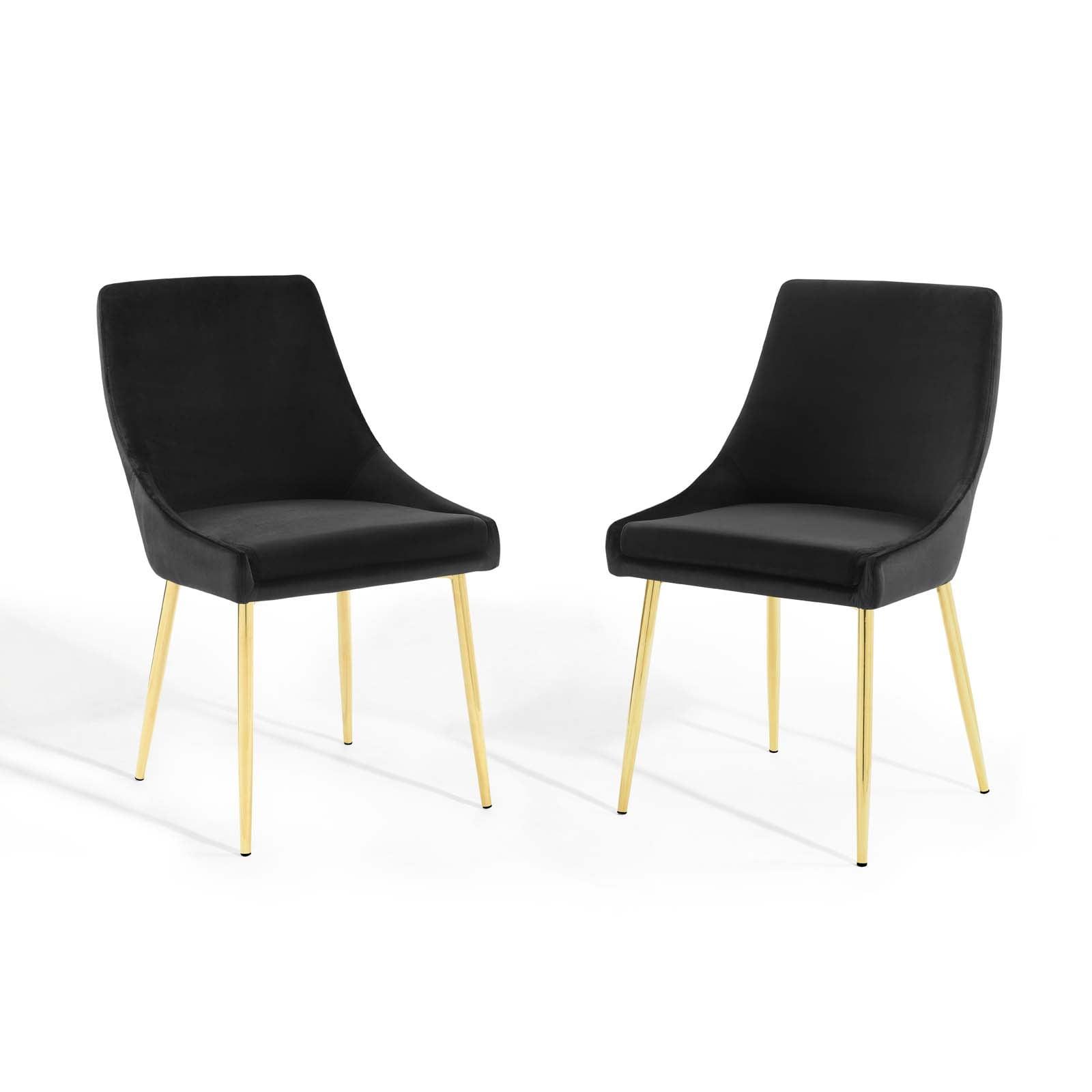 Modway Viscount Performance Velvet Dining Chairs