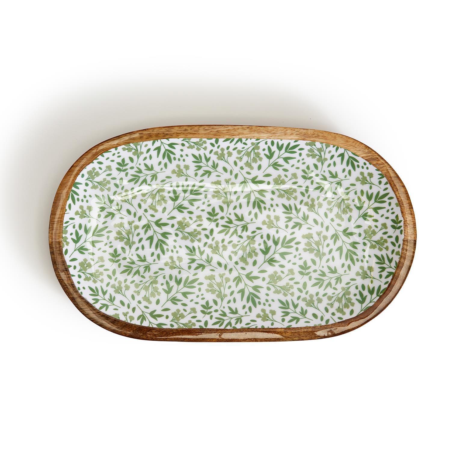 Eco-Friendly Mango Wood Oval Serving Platter