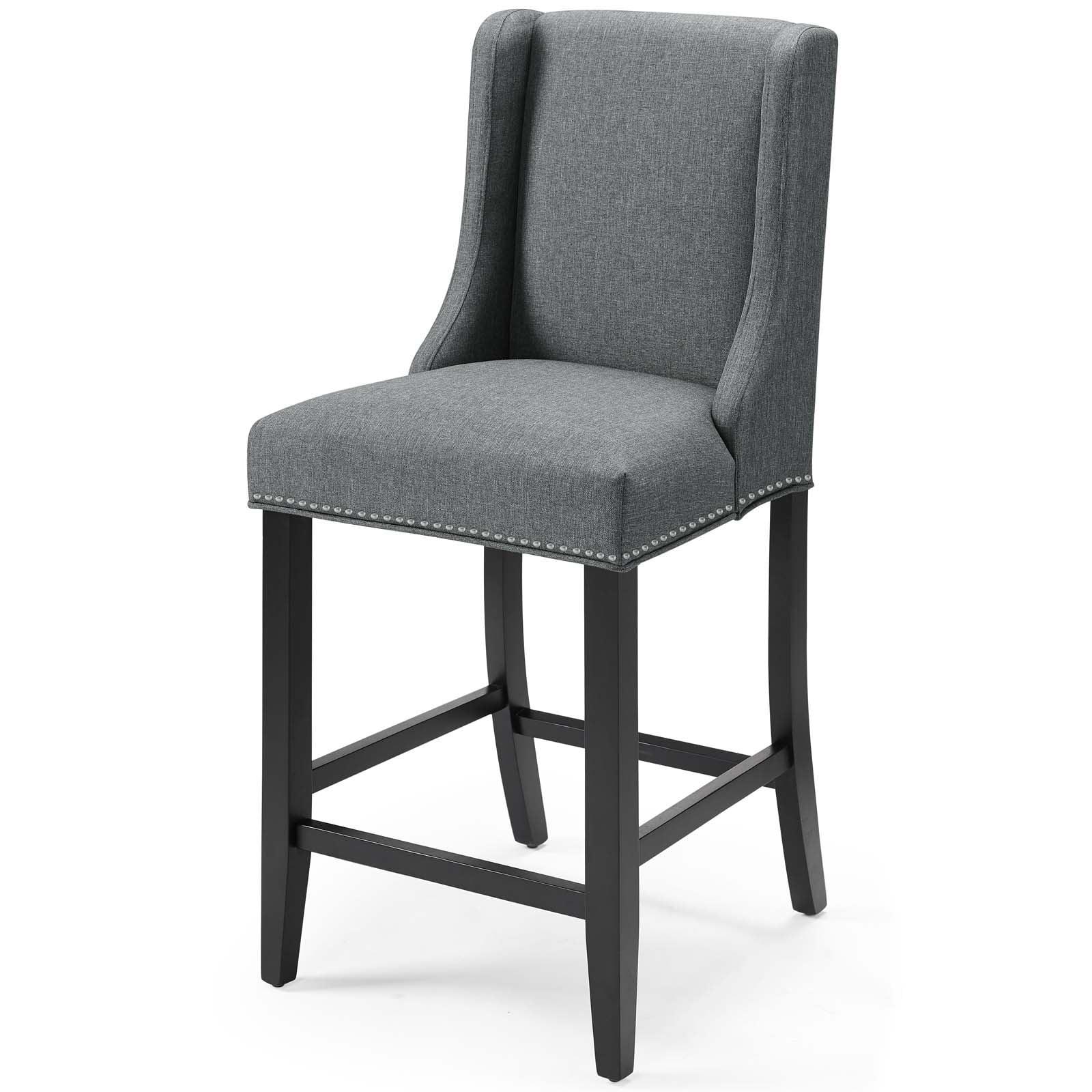 Baron Upholstered Fabric Bar Stool by Modway