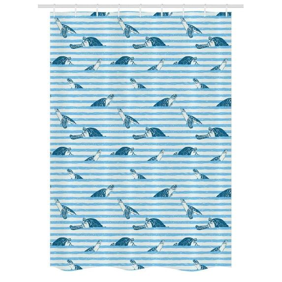 Ambesonne Striped Shower Curtain with Hooks Included