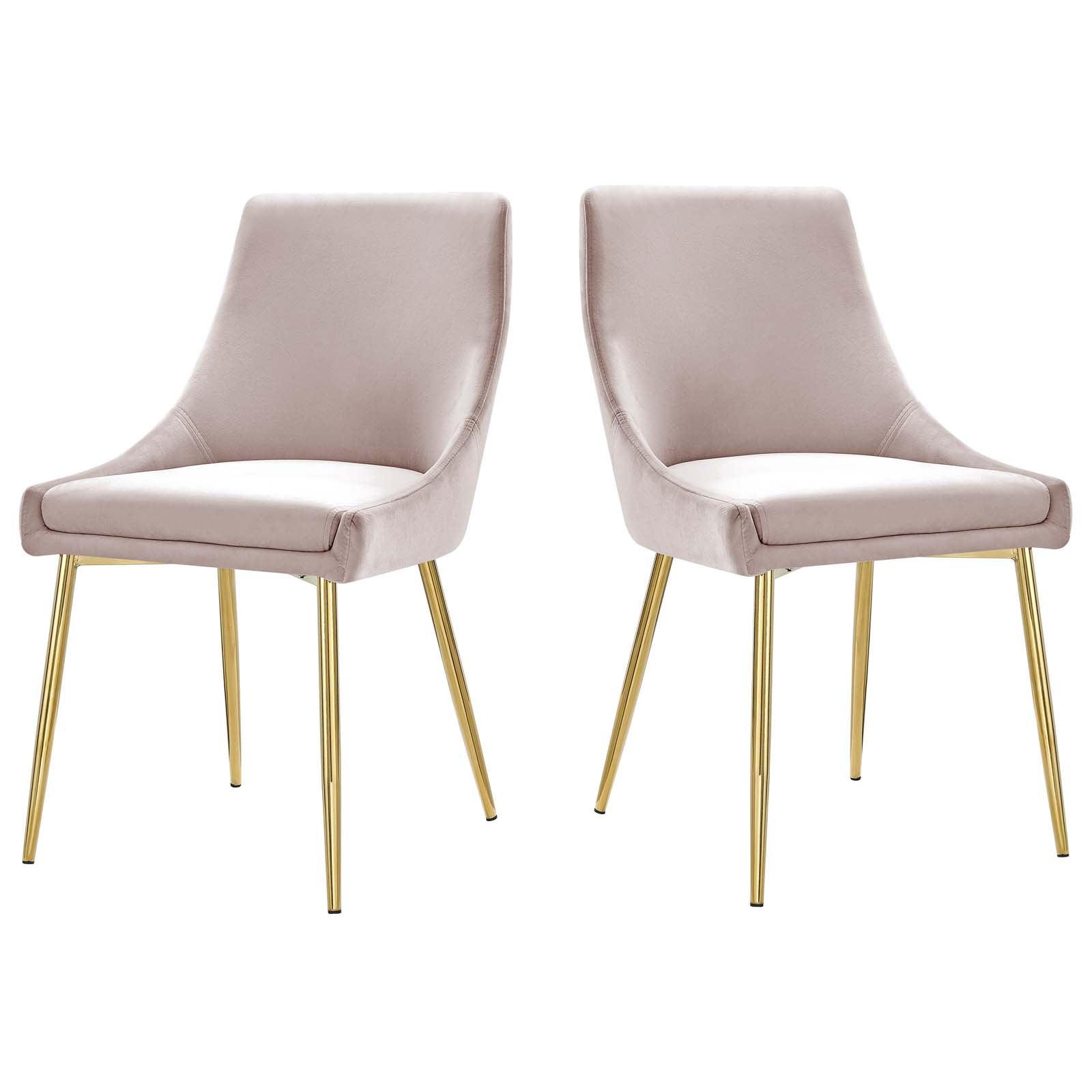 Modway Viscount Performance Velvet Dining Chairs