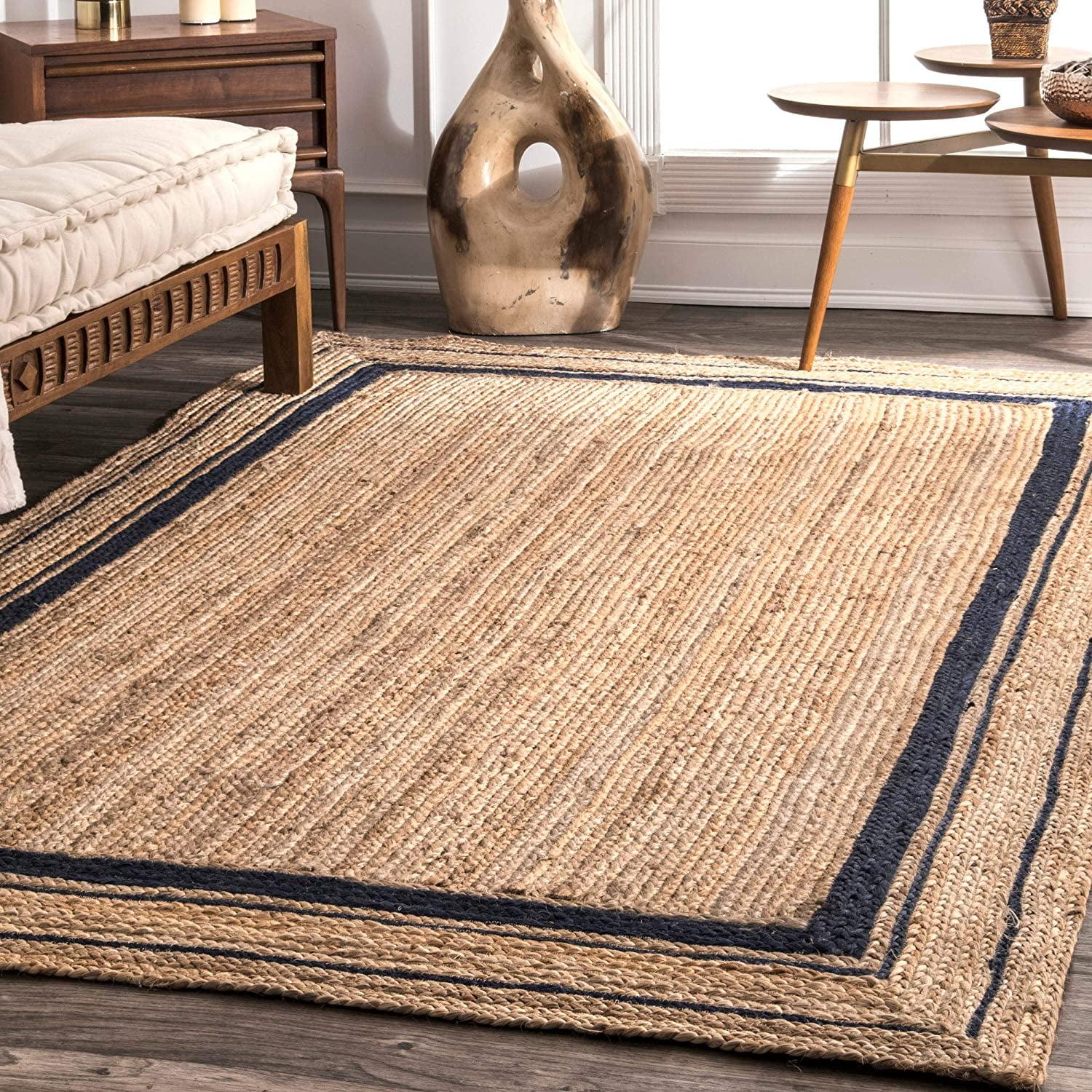 Nuloom Rikki Coastal Braided Jute Indoor Area Rug