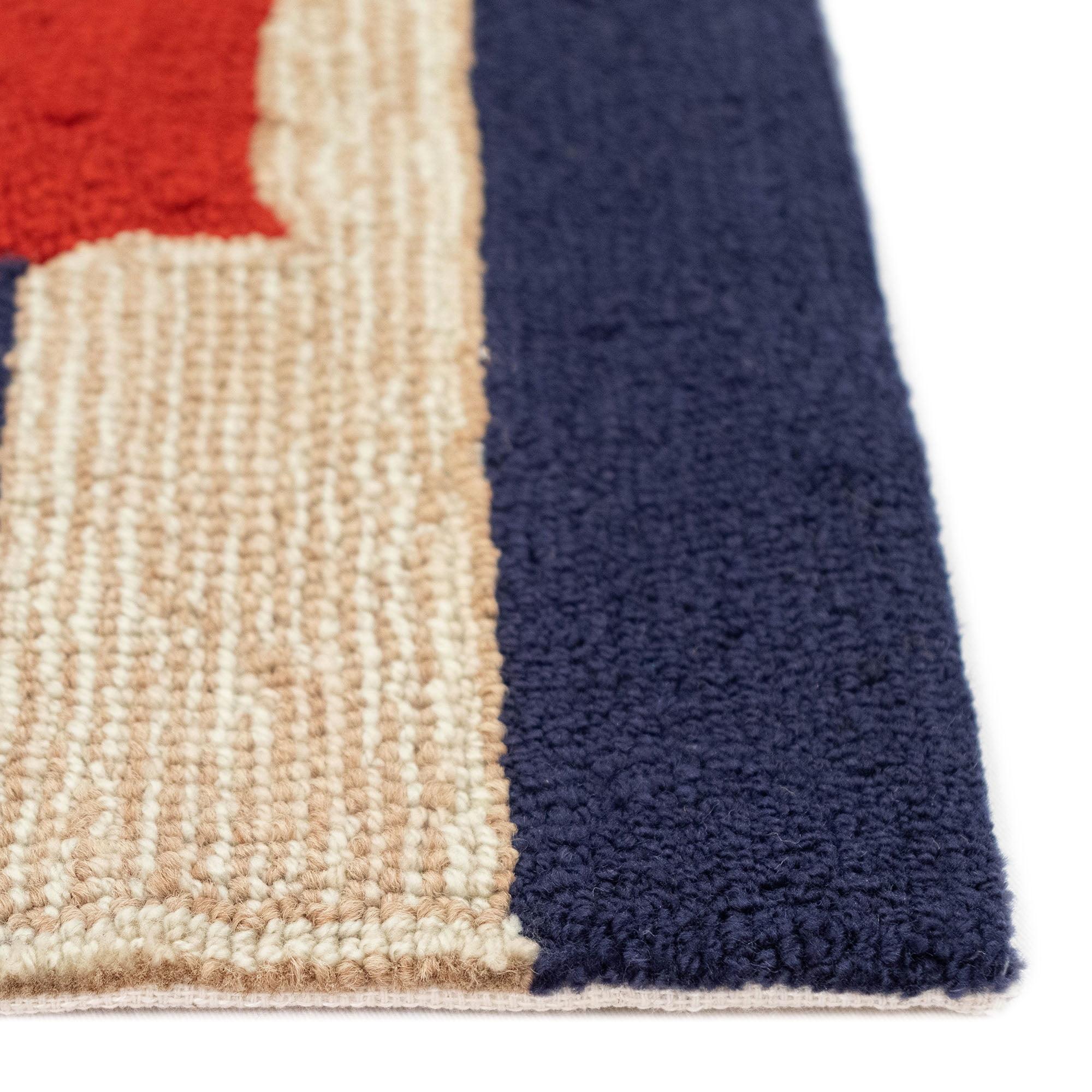 Liora Manne Frontporch Anchor Indoor/Outdoor Rug Navy 2' x 3'