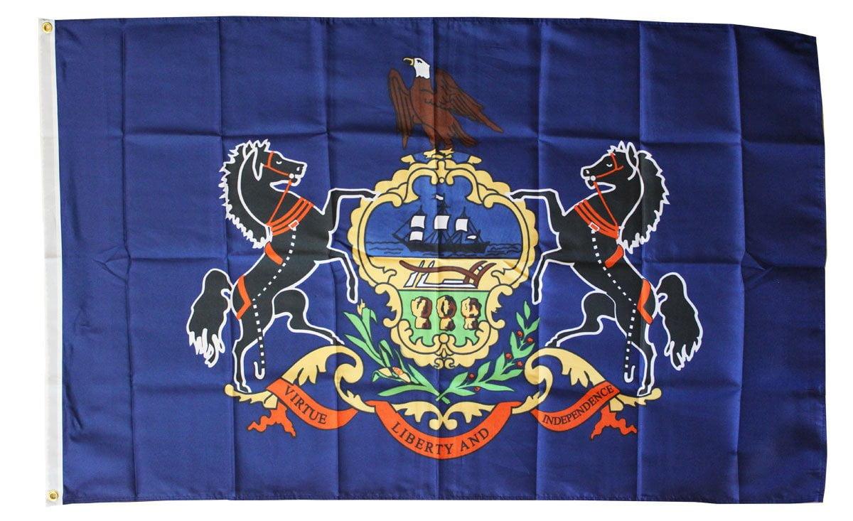 Pennsylvania 3' x 5' Polyester Patriotic Flag