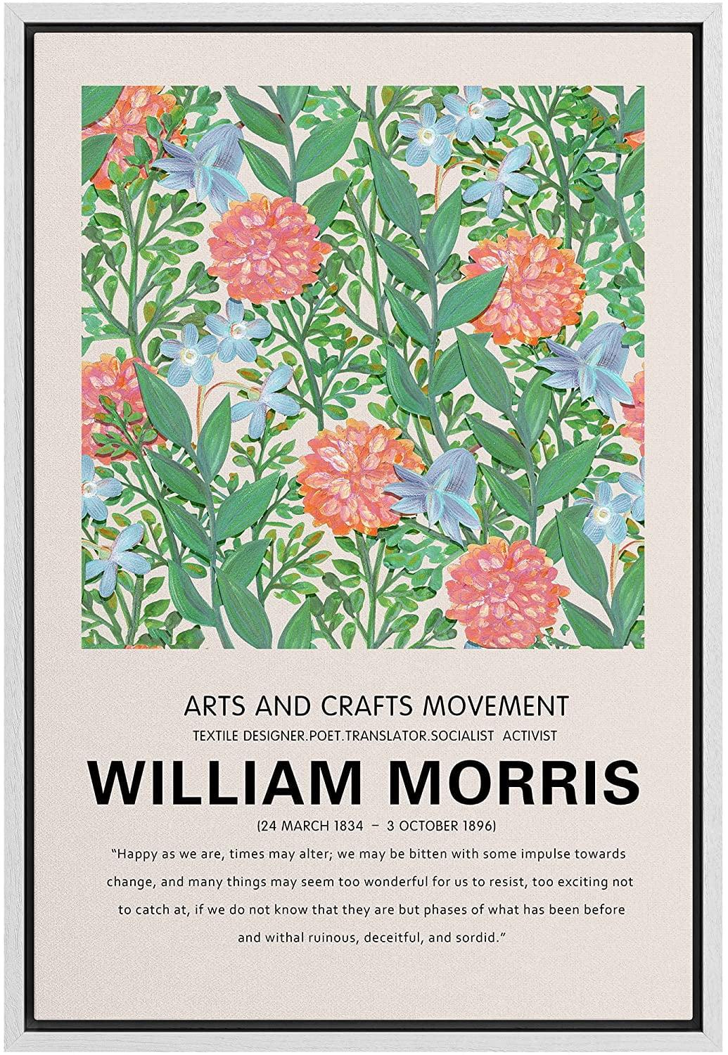 SIGNLEADER " Rose Flower Garden Nature Wilderness Illustrations " by William Morris
