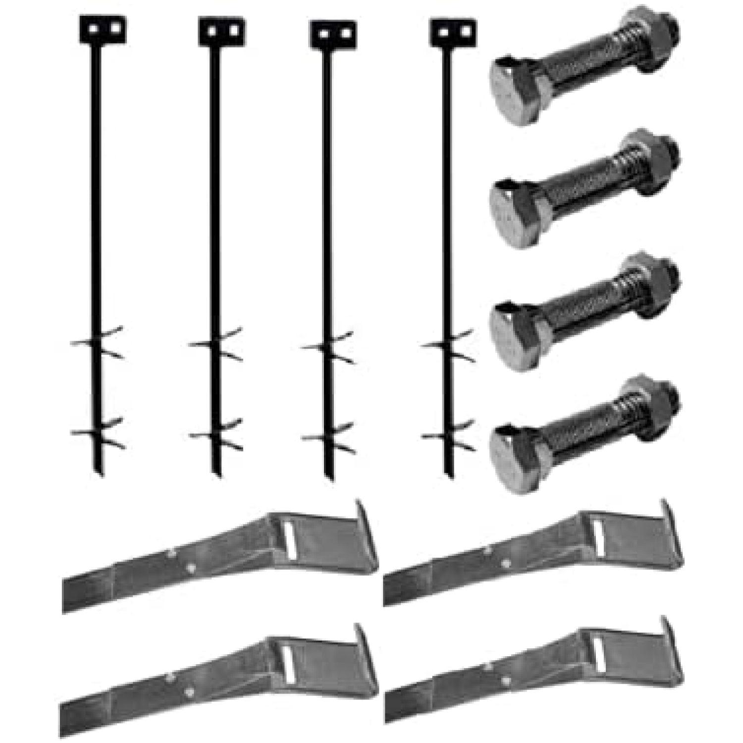 Stainless Steel Mobile Home Anchor and Strap Set