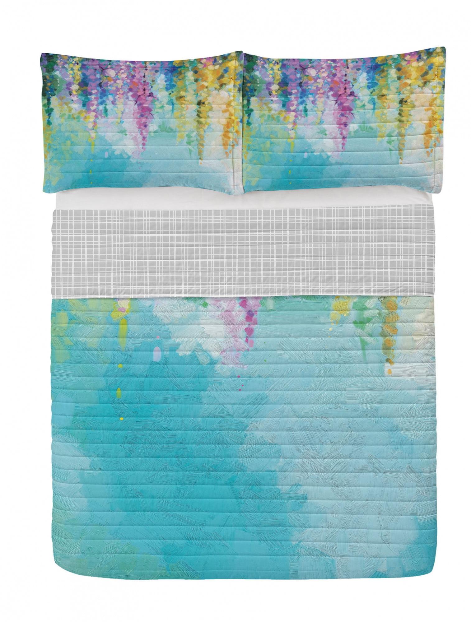 Watercolor Flower Home Modern & Contemporary Abstract Duvet Cover Set