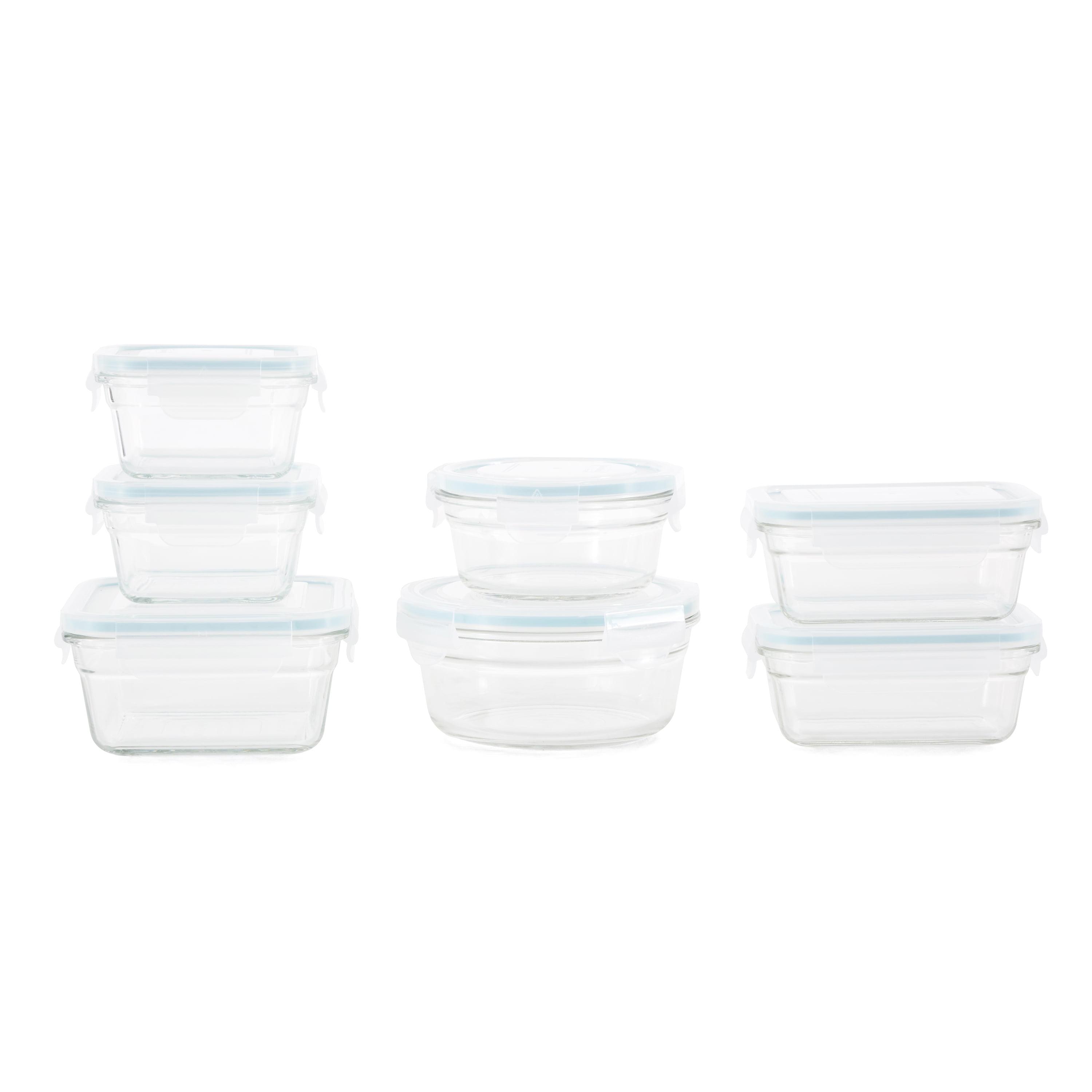 Glasslock Glasslock Oven and Microwave Safe Glass Food Storage Containers 14 Piece Set