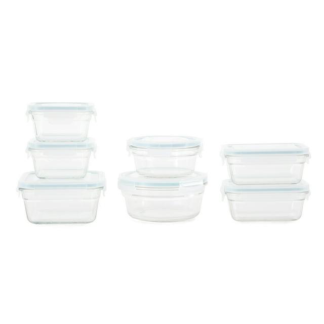 Glasslock Glasslock Oven and Microwave Safe Glass Food Storage Containers 14 Piece Set