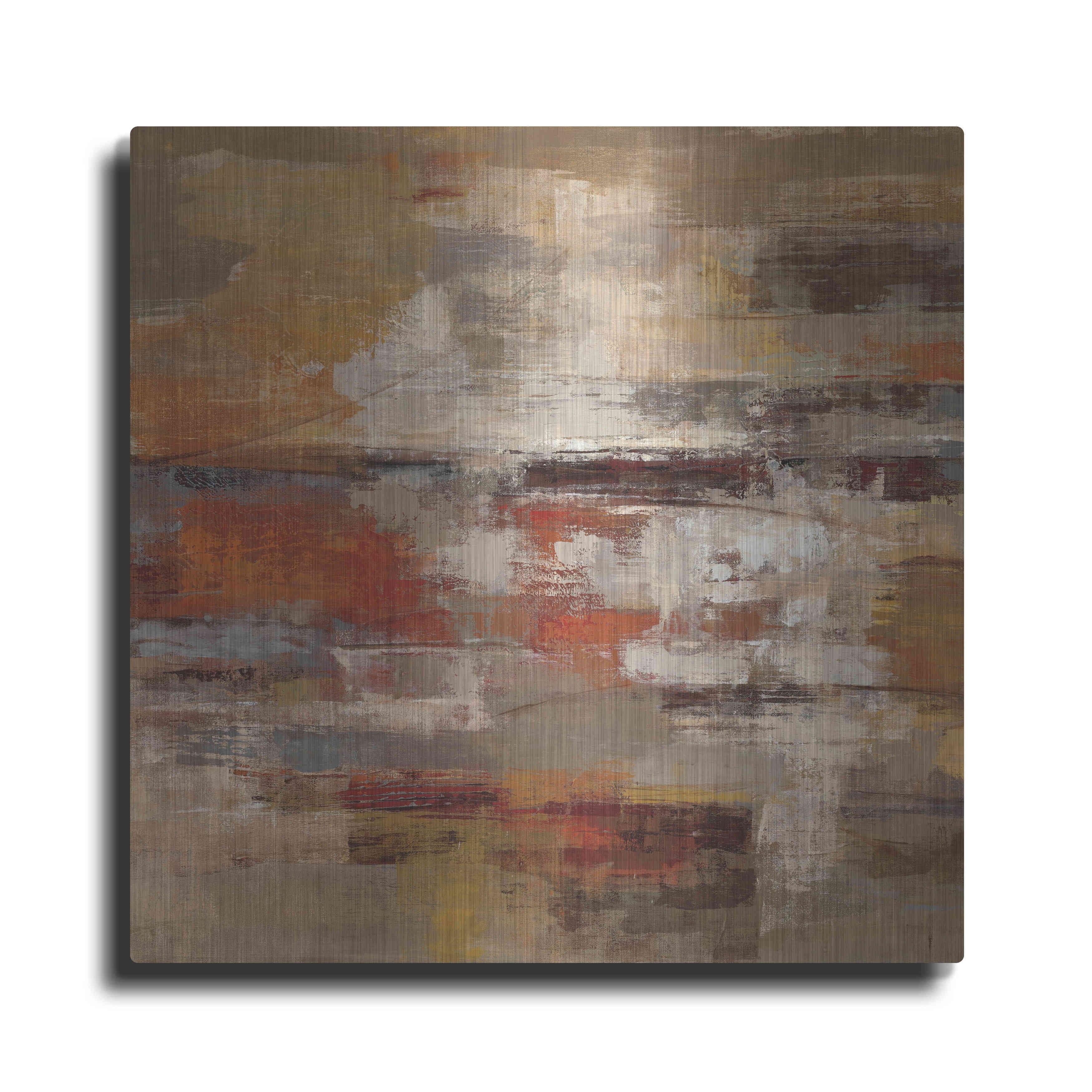 Silvia Vassileva Abstract Painted Desert Canvas Wall Art, 12" x 12"