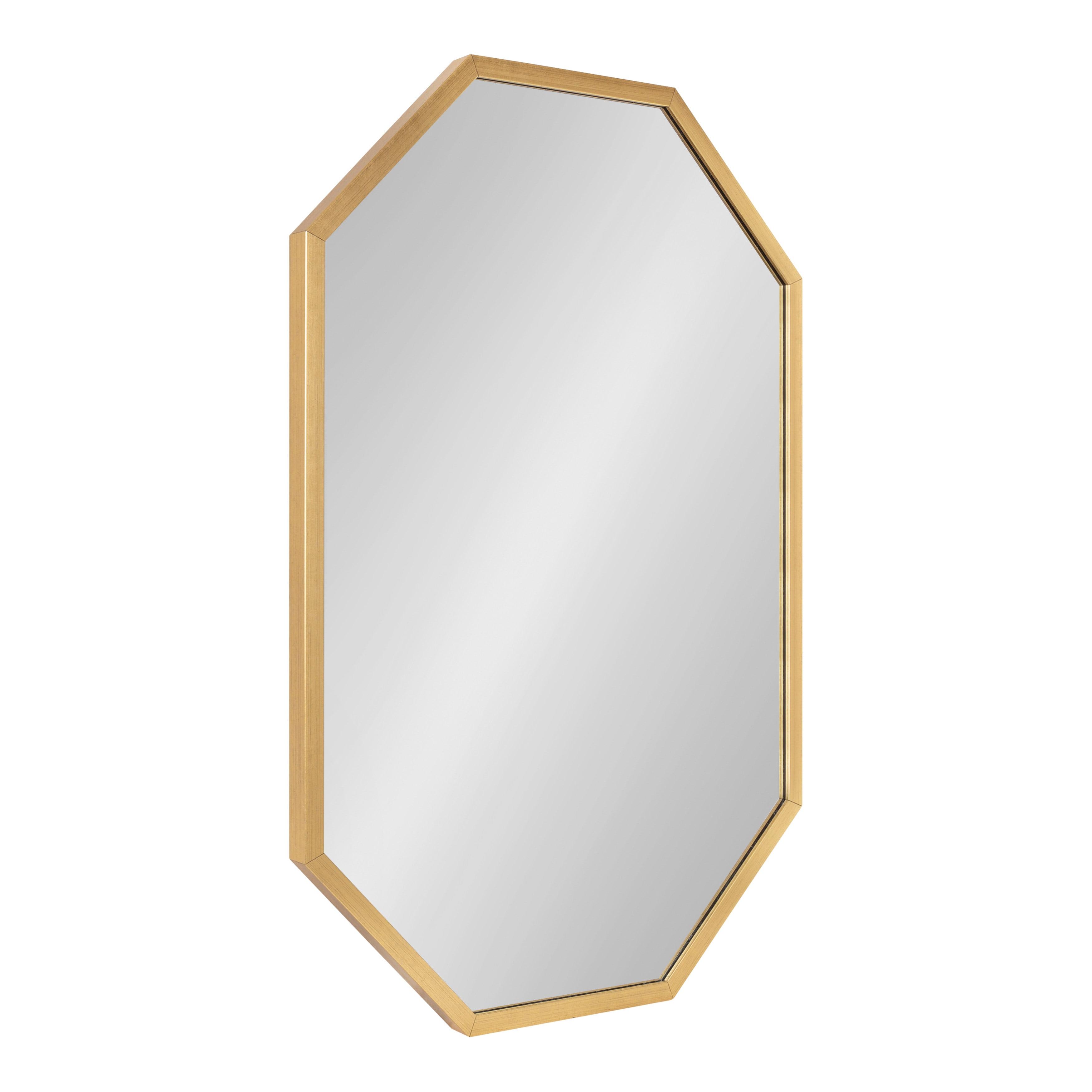 24&#34; x 36&#34; Laverty Octagon Wall Mirror Gold - Kate &#38; Laurel All Things Decor