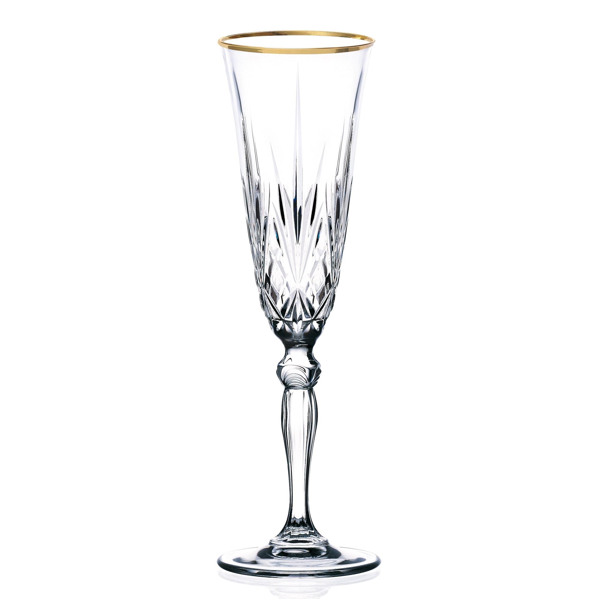 Siena 6oz. Crystal Flute Set (Set of 4)
