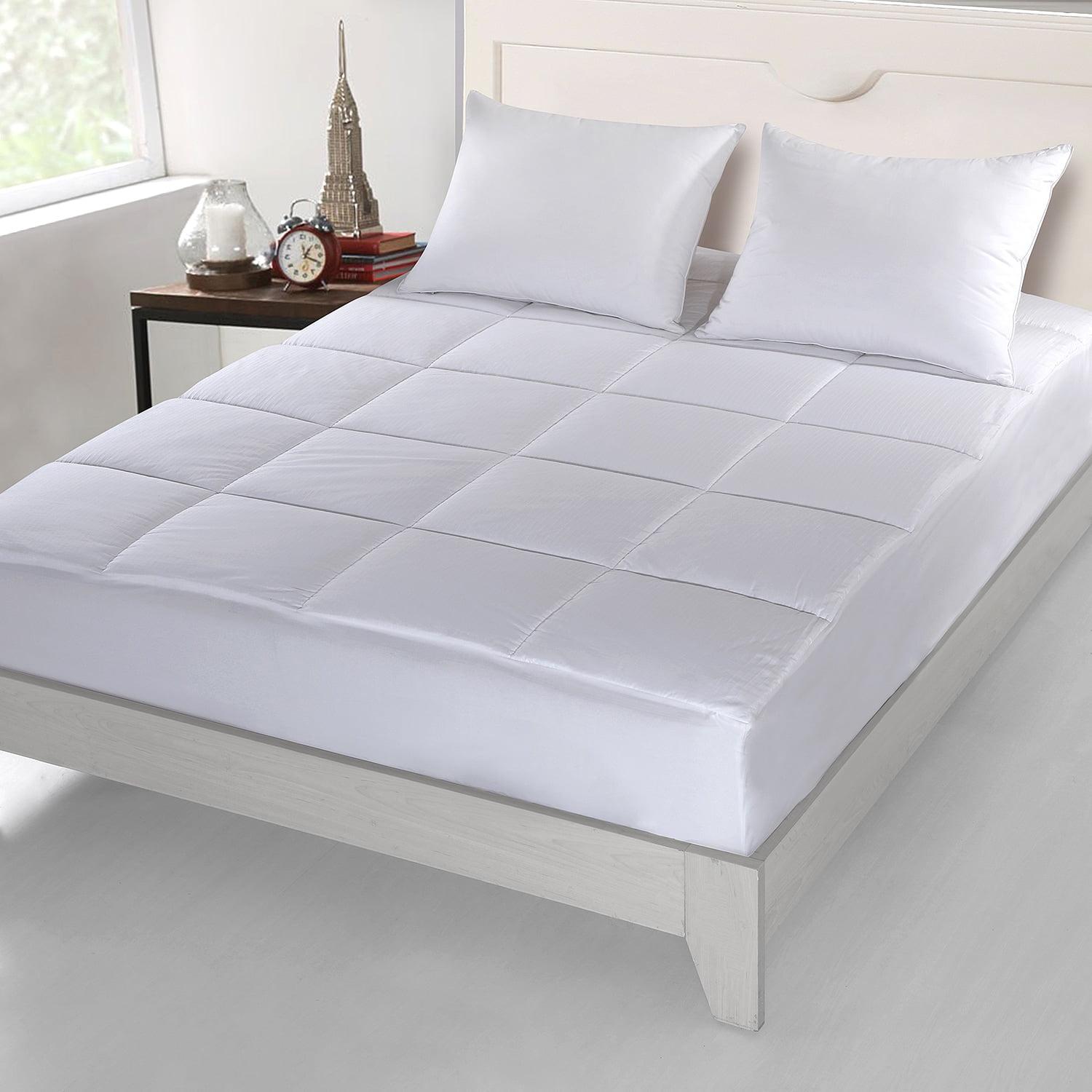 Luxury Hypoallergenic King Featherbed with Cooling 500TC Cotton Cover