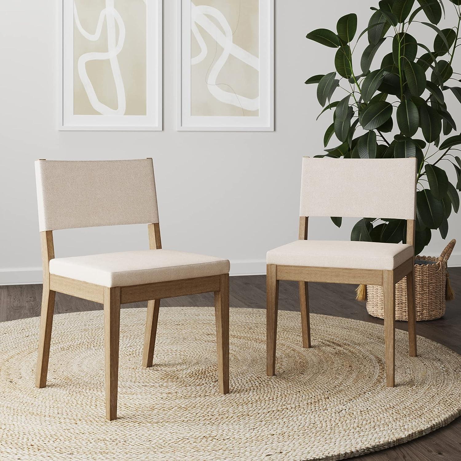 Mounira 2-Piece Upholstered Dining Chair Set