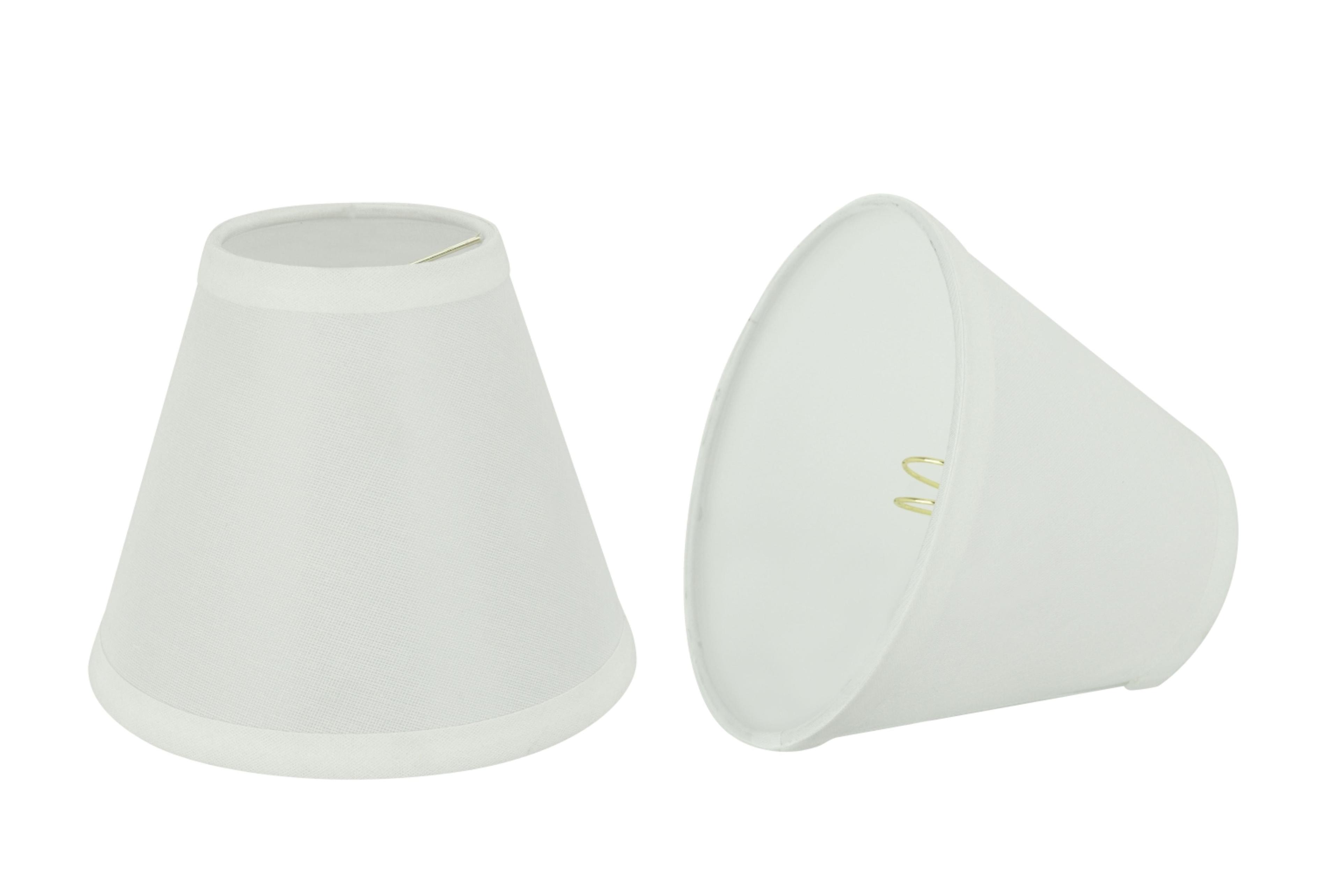 Aspen Creative Corporation 6'' Linen Empire Candelabra Shade (Set of 2)