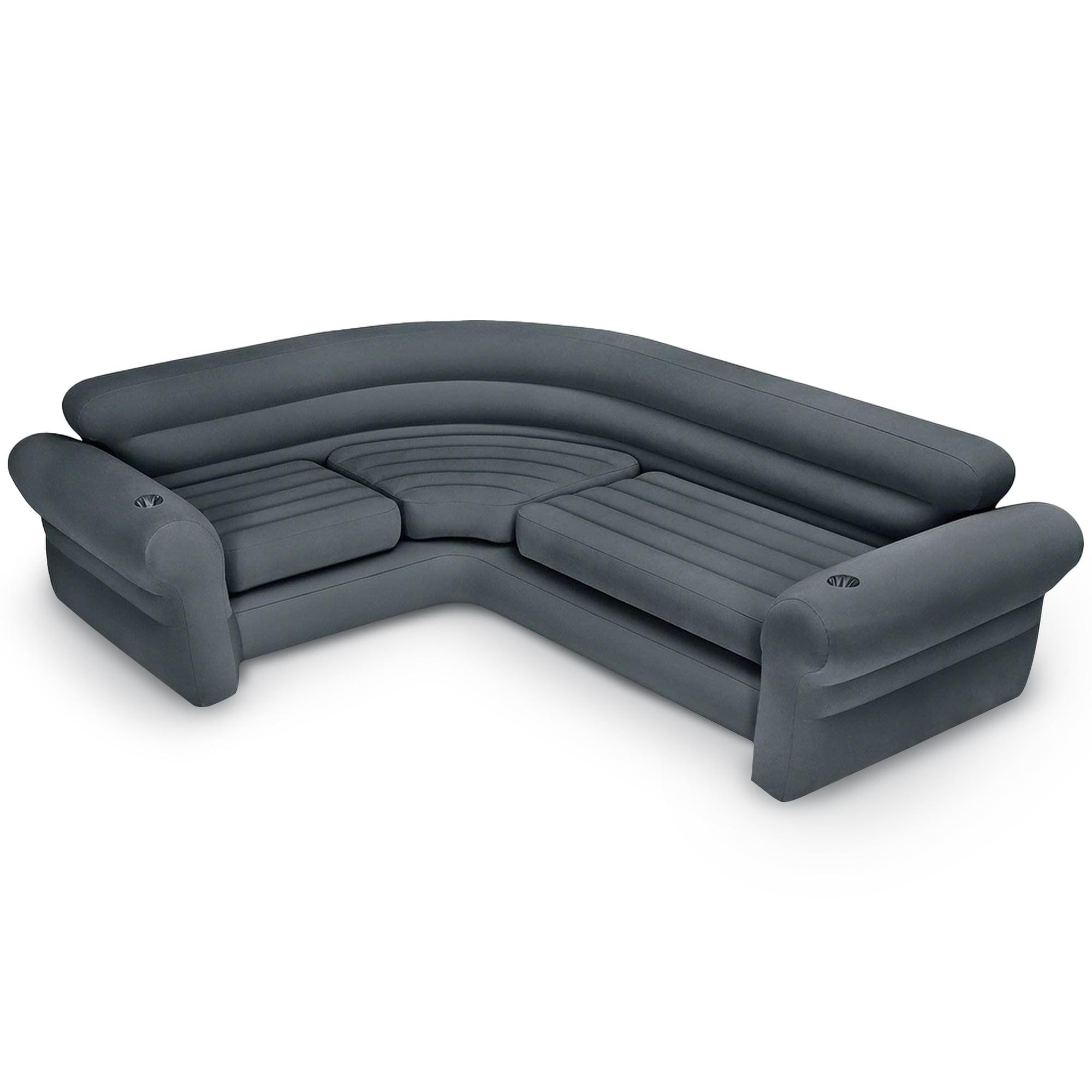 Intex 101" Wide Right Hand Facing Corner Inflatable Sectional Sofa & Reviews | Wayfair