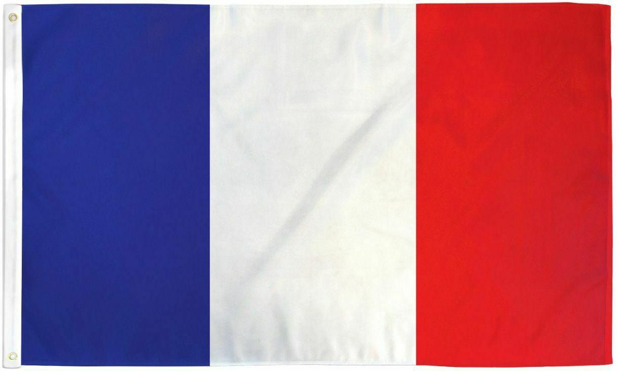 France National Flag Polyester Fiber 3x5 Feet Flag, Bright Colors And Anti-ultraviolet Fade Flag Indoor Outdoor Banner