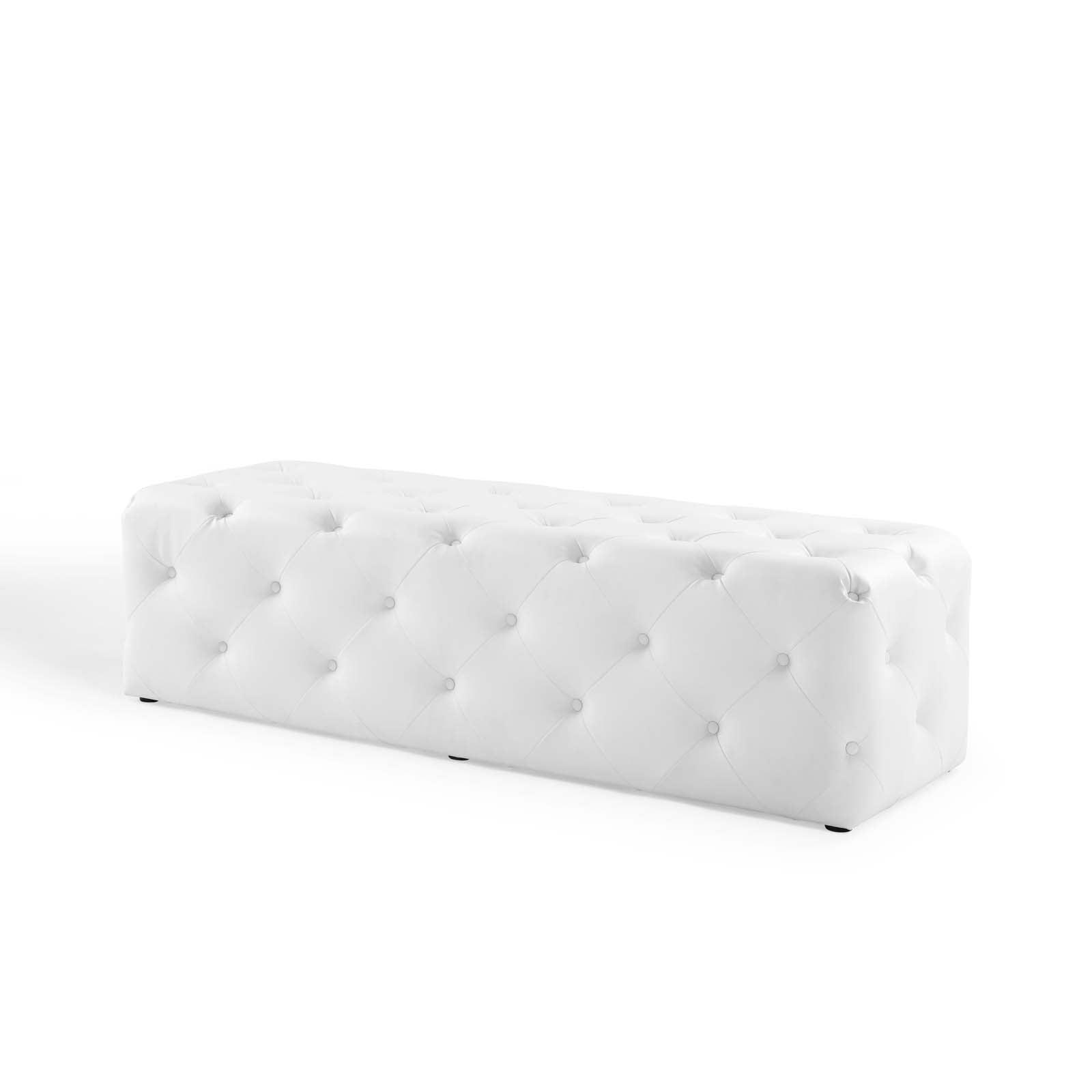 Amour Tufted Button Entryway Performance Velvet Bench by Modway