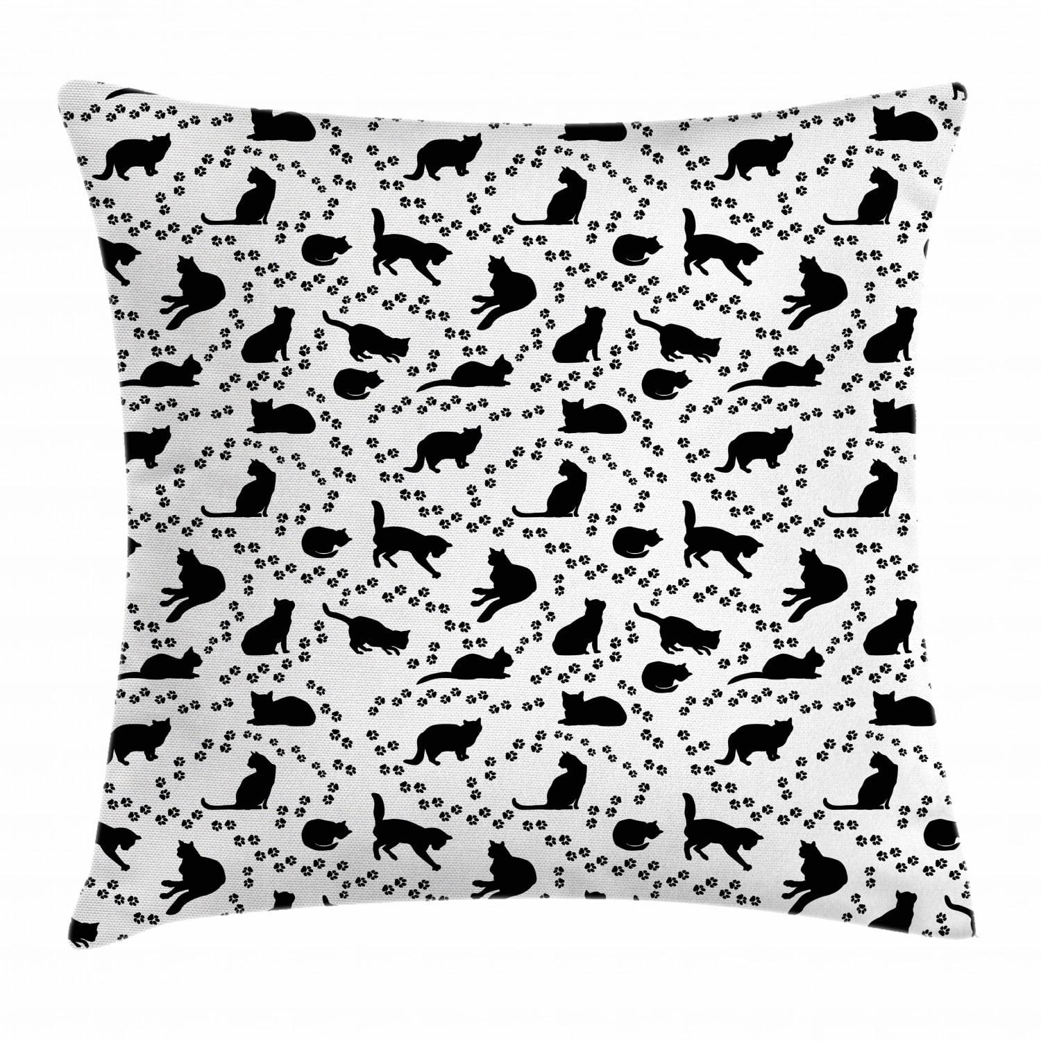 Ambesonne Cat Reversible Pillow Cover