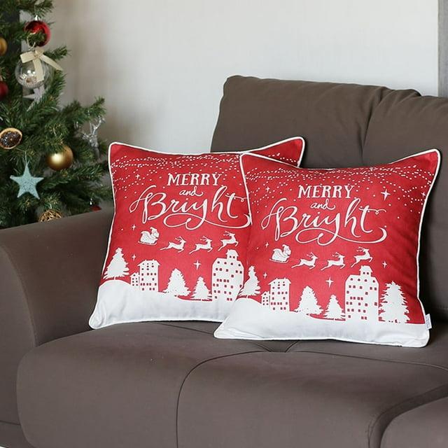 Mike&Co. New York Pillow Cover (Set of 2)
