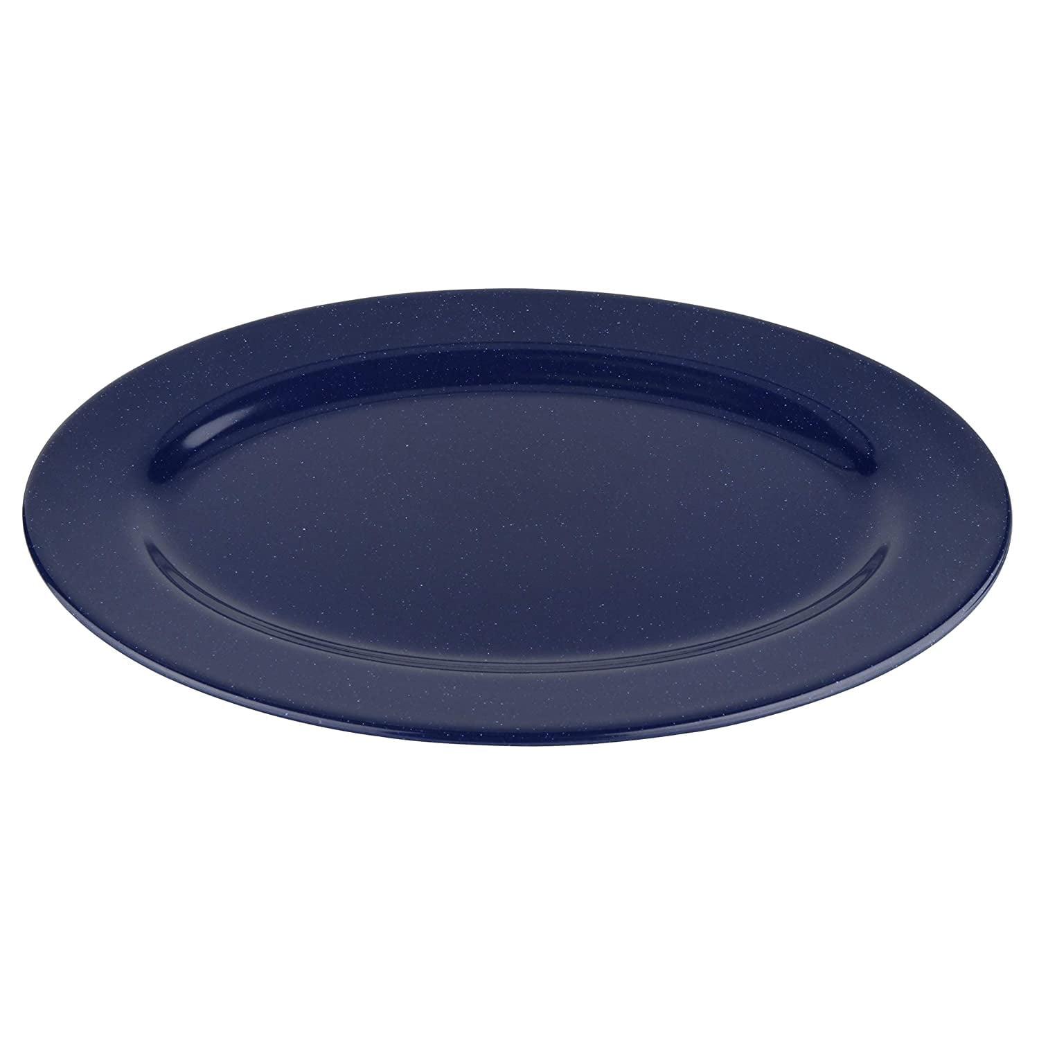 Texas Blue 14" Oval Melamine Serving Platter