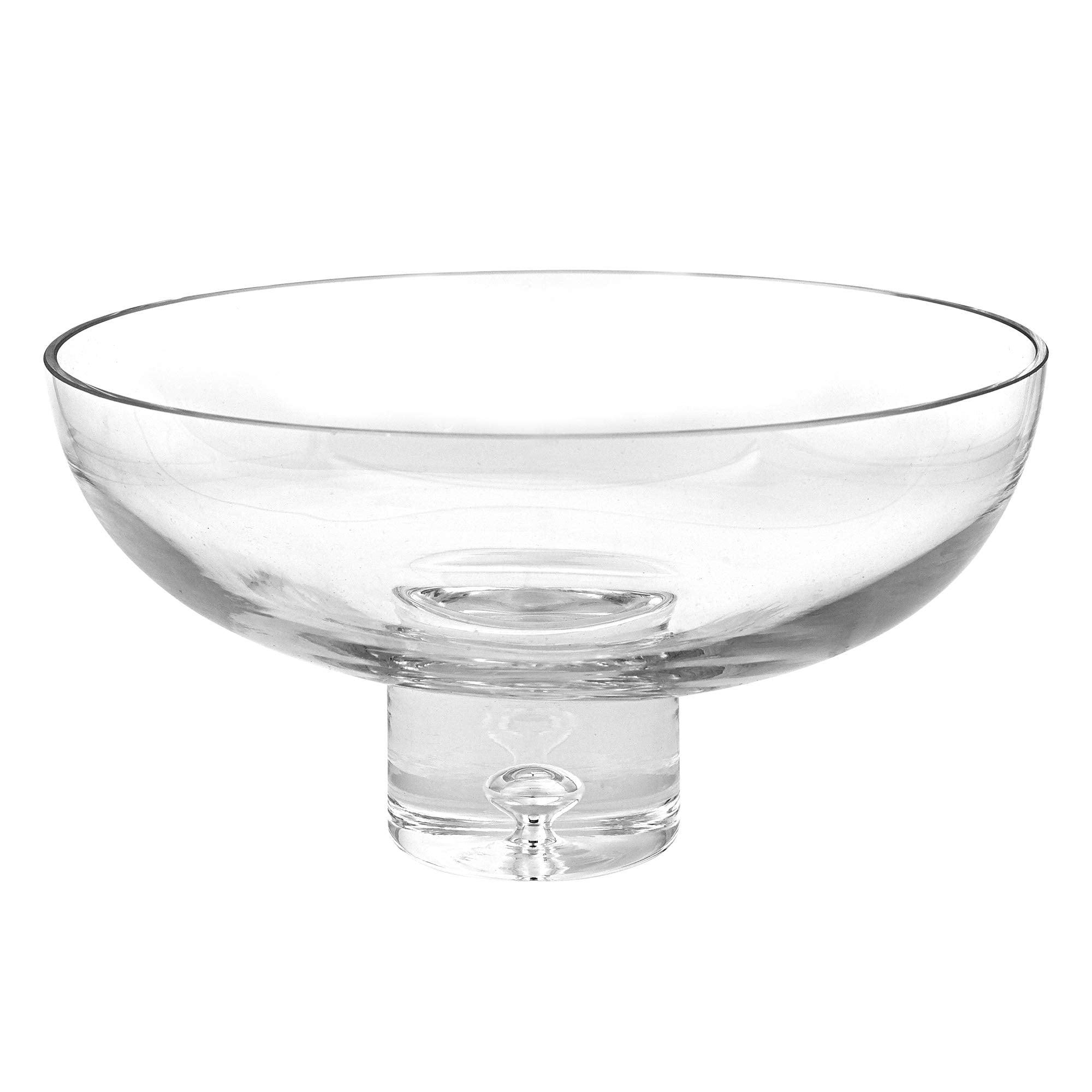 Galaxy New 11" Clear Crystal Pedestal Serving Bowl