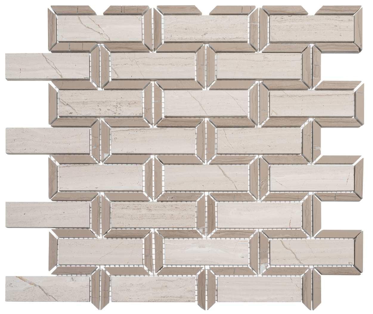 Rocca Natural Stone Linear Mosaic Tile Sheet